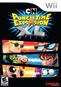 Cartoon Network: Punch Time Explosion XL PAL Wii PAL box art